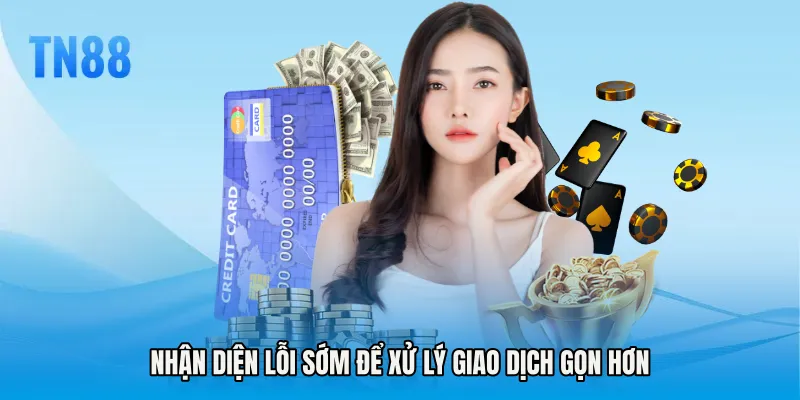 Nhận diện lỗi sớm để xử lý giao dịch gọn hơn