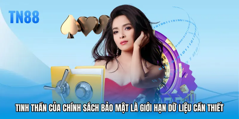 Tinh thần của Chính sách bảo mật là giới hạn dữ liệu cần thiết